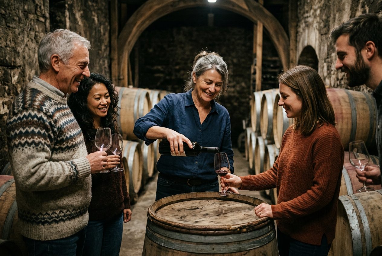 Wein · Kellerverkostung